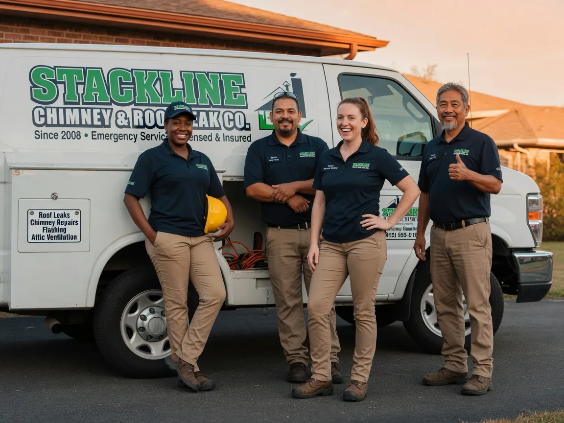 Chimney flashing repair company in Cambridge, IL